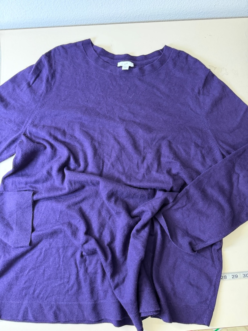J. Jill Purple Crewneck Sweater